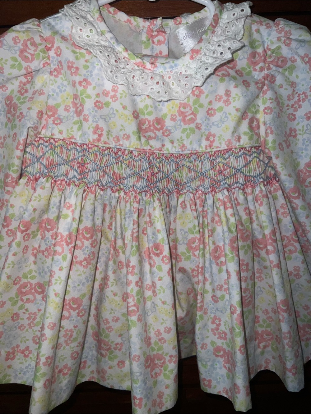 Eliza James Kids Floral Smocked 18M Matching Set